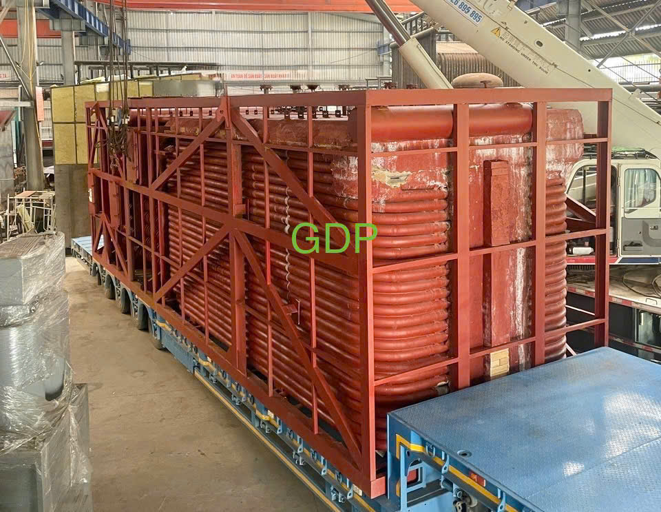 GDP Group sản xuất- xuất xưởng Lò dầu tải nhiệt 8.000.000 Kcal/h